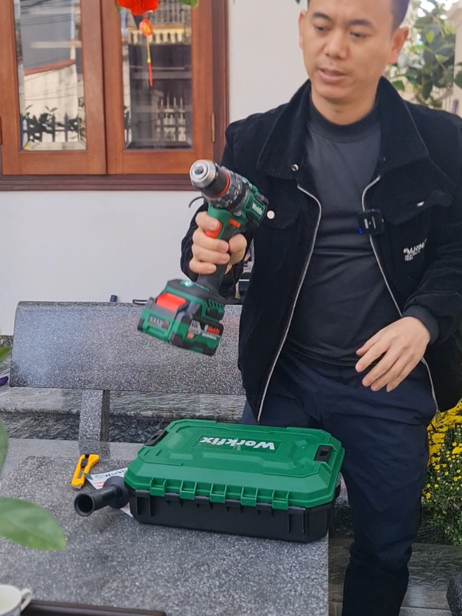 Tốp Hàng Cao Cấp 💥Máy Khoan Pin Workfix 13100ak #khoanpin #khoanpinworkfix 