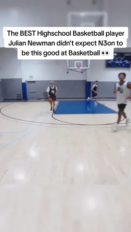 The BEST Highschool Basketball player Julian Newman didn't expect N3on to be this good at Basketball #juliannewman #basketball 