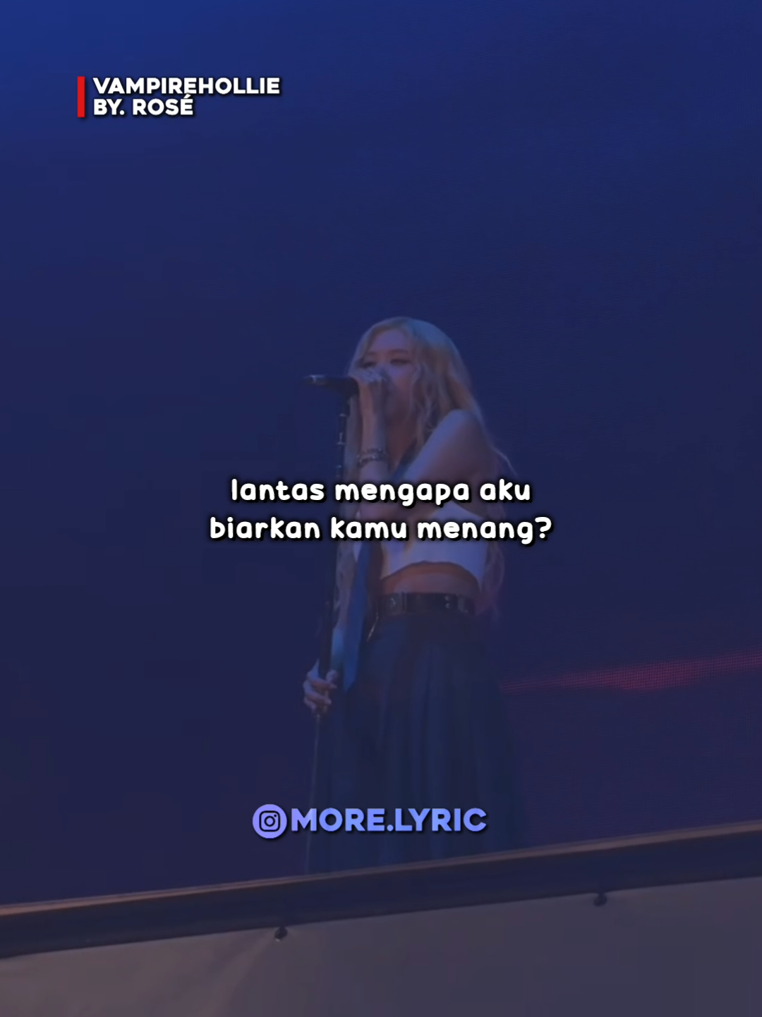 — ᝰ.  aku seharusnya tak biarkan diriku hancur seperti ini karenamu » song : VAMPIREHOLLIE - ROSÉ » repost? tags  @more.lyric (maaf jika ada kesalahan kata) » save? comments  - post hashtags ↴  #𝐌𝐎𝐑𝐄_𝐋𝐘𝐑𝐈𝐂 #kpop #kpoplirik #kpoplyrics #kpopedits  #kpopaesthetic #fanedit #multifandom #kpopsongs #kpopliterasi #vidlir #videolirikkpop #kpoptumblr #lirikkpopindo #vidlirkpop #explorepage #up  #reels #reelsintagram #blackpinklirik #blackpink #rosé #vampirehollie 