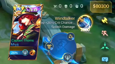 Miya Builds Full Damage 1 Hit #fypシ゚viral #viral #viralvideo #viraltiktok #tiktokviral #mlbb #MLB #miyatiktok #mlbb1hitbuild #mlbbquicktutorial