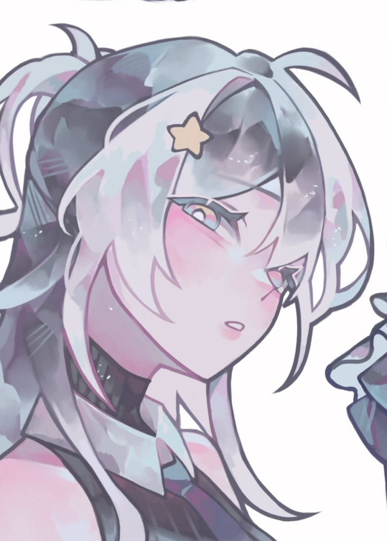 finally some art - look!?! its my character sheet!!’! . . . sorry i havent been posting, college stuff 😔😔🙏 #oc #illustration #character #rendering #artist #procreate 