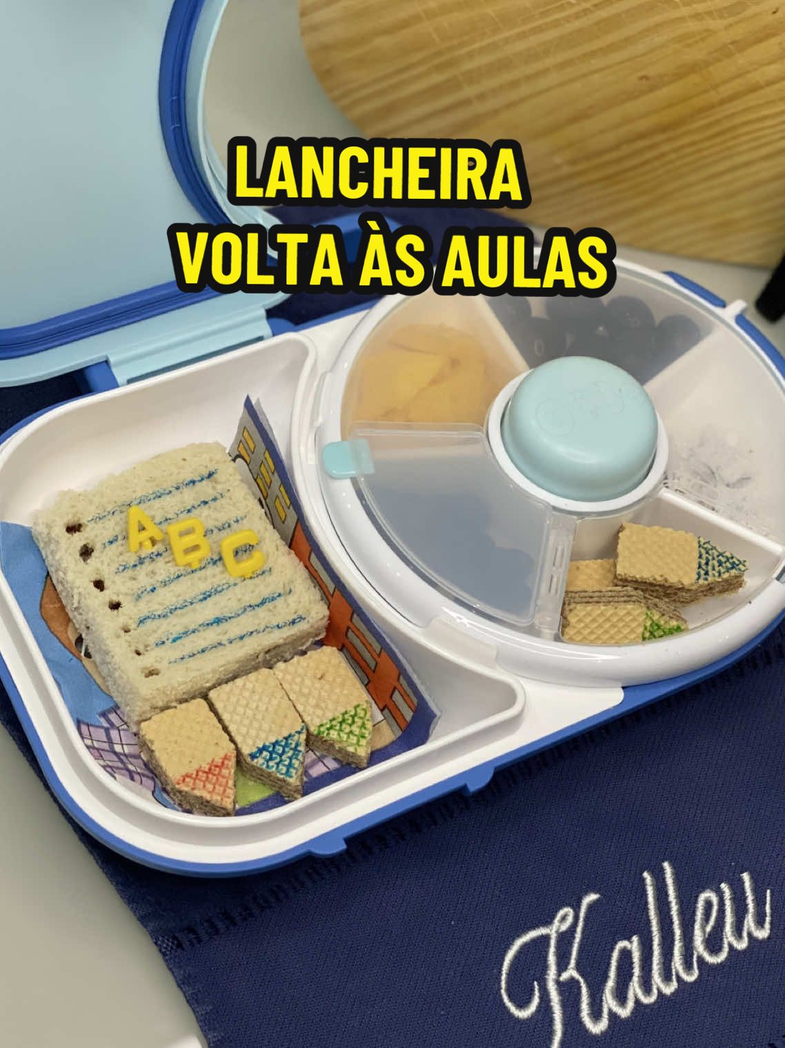 Lancheira #voltaasaulas e vem 1º ano! Meu bebê cresceu 🥹 #lancheiradodia #lancheirainfantil #lancheiraescolar #voltaasaulas2025 #gobe 