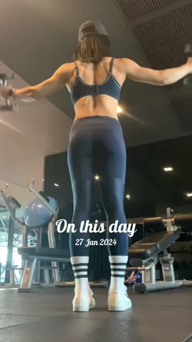#วันนี้ในอดีต #workout #gym #ผู้หญิงมีกล้าม💪 #GymTok 