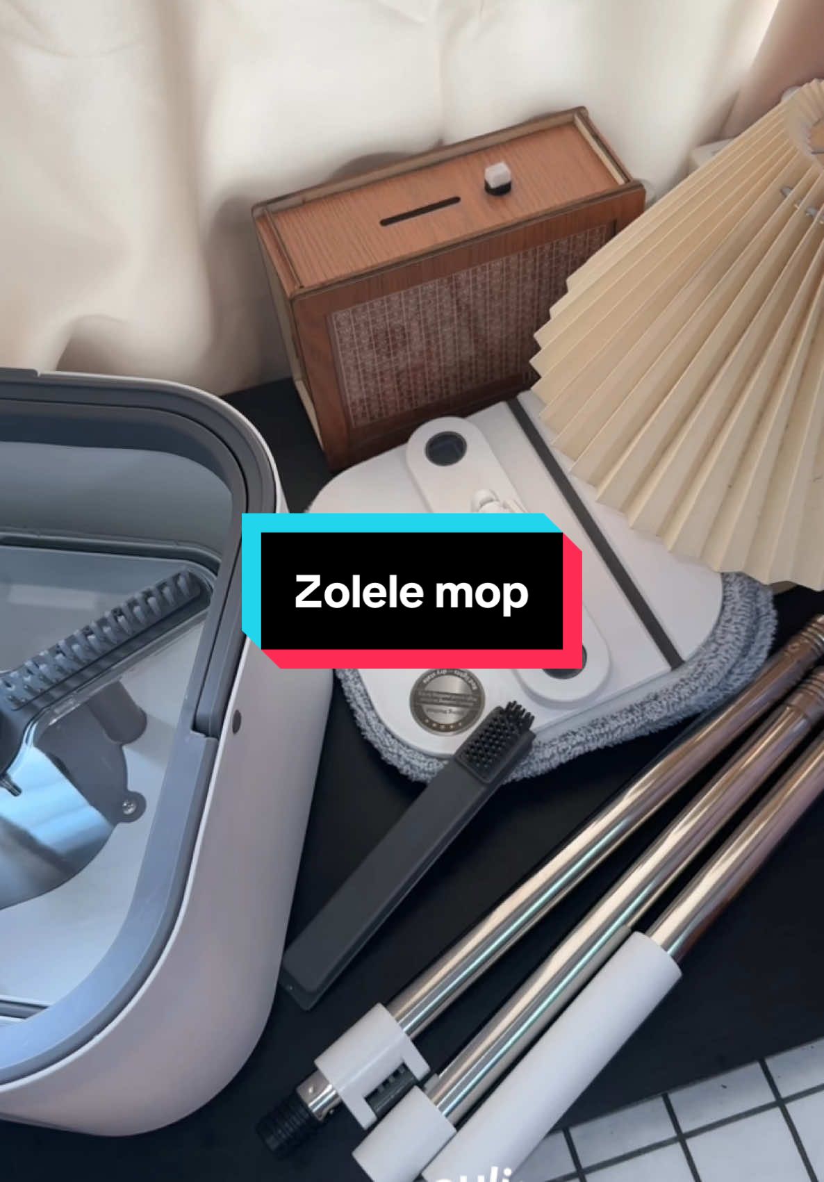 Syoknya mop ni 😍 #zolele #zolelemop #spinmop 