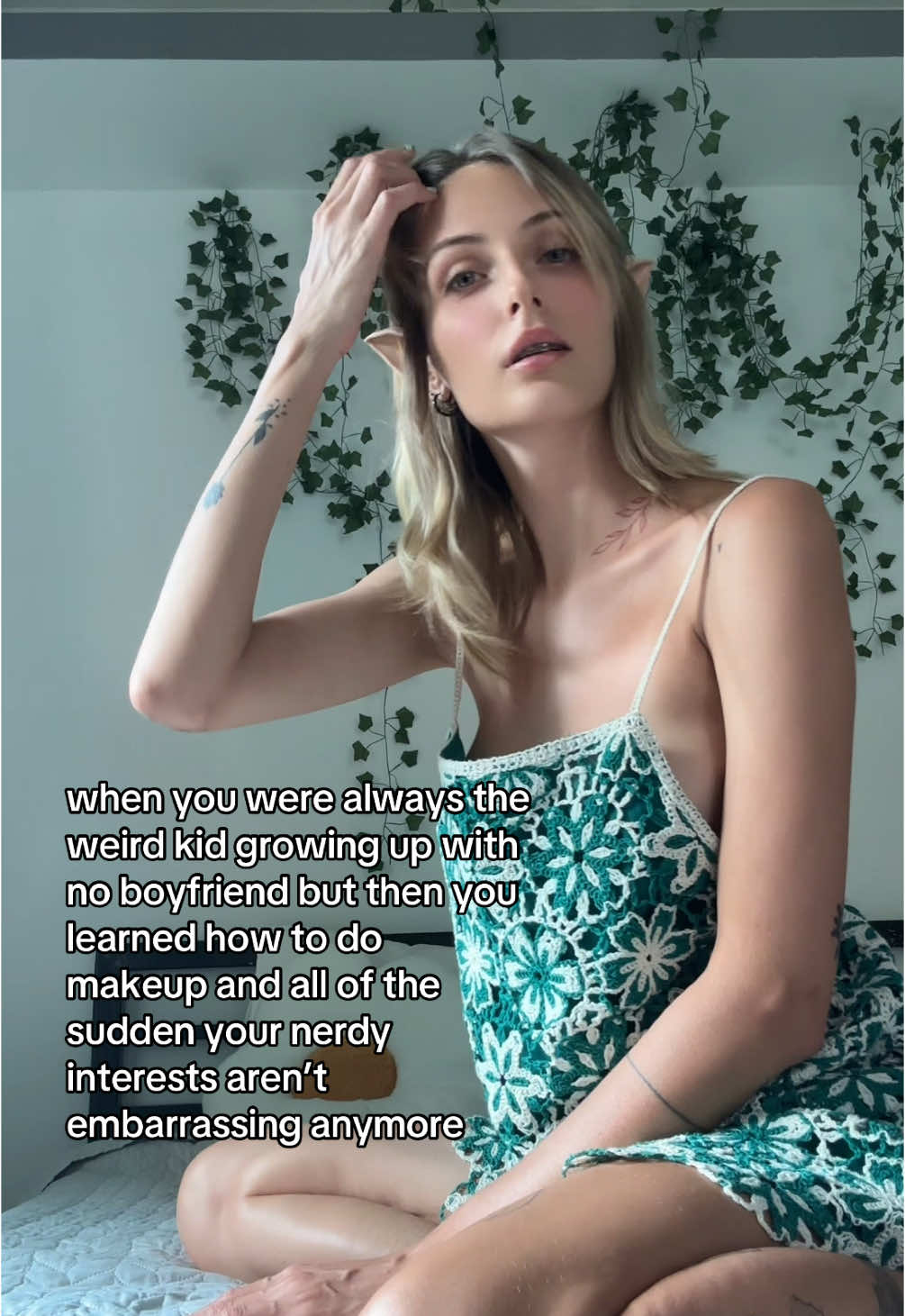 the glow-up is real ✨ #fairyvibes #nerdygirl #makeuptransformation #GlowUp #geekgirl #fantasylover #skyrim