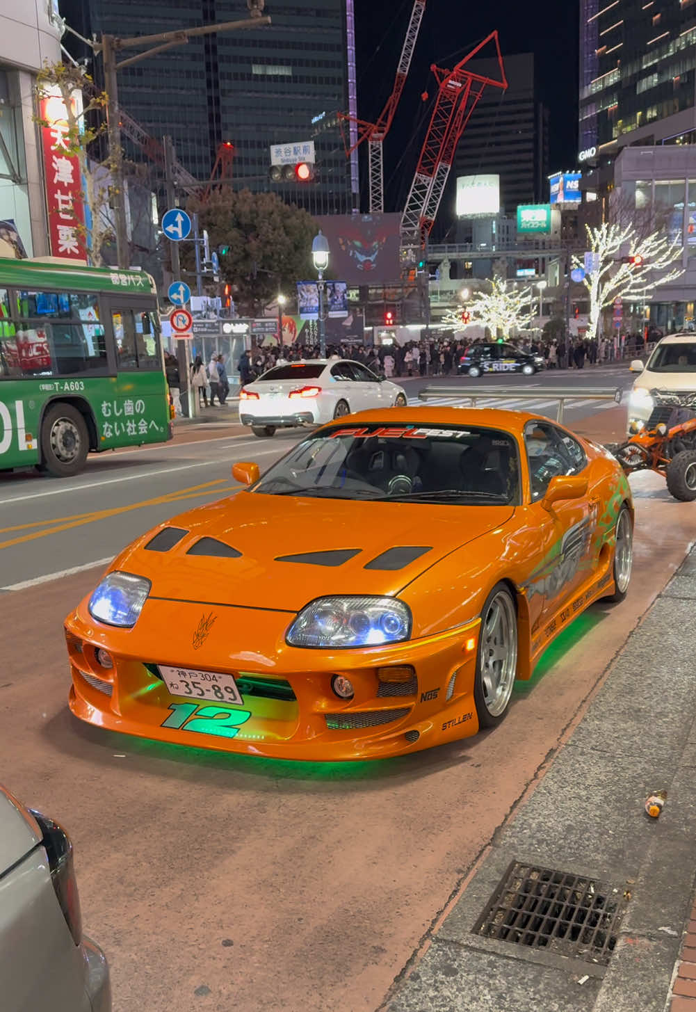 Brian's Supra in Shibuya🔥 ・ ・ ・ ・ ・ #supra #supramk4 #tokyodrift #fastandfurious #brianoconner  #carmeet