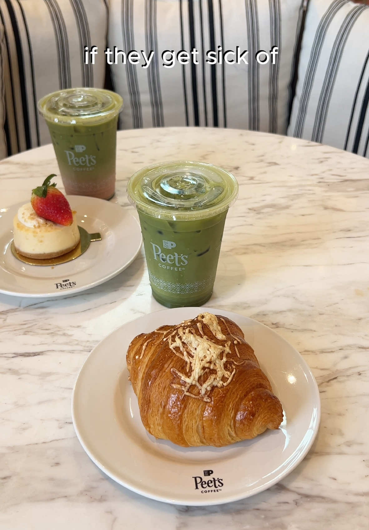 Matcha’s too good to say no to. 🍵💚 Stop by and let us know how you take yours! #peets #peetscoffee #yallapeets #peetniks #dubaicoffeeshops #abudhabicoffeeshops #matcha #matchamagic #matchaaddict