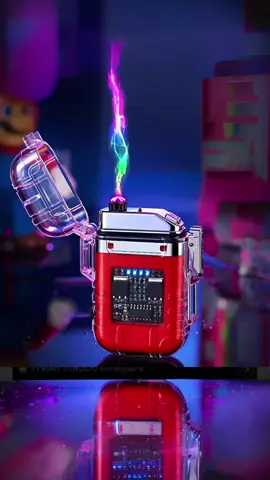 #CapCut Isqueiro Elétrico Recarregável USB Luz Led