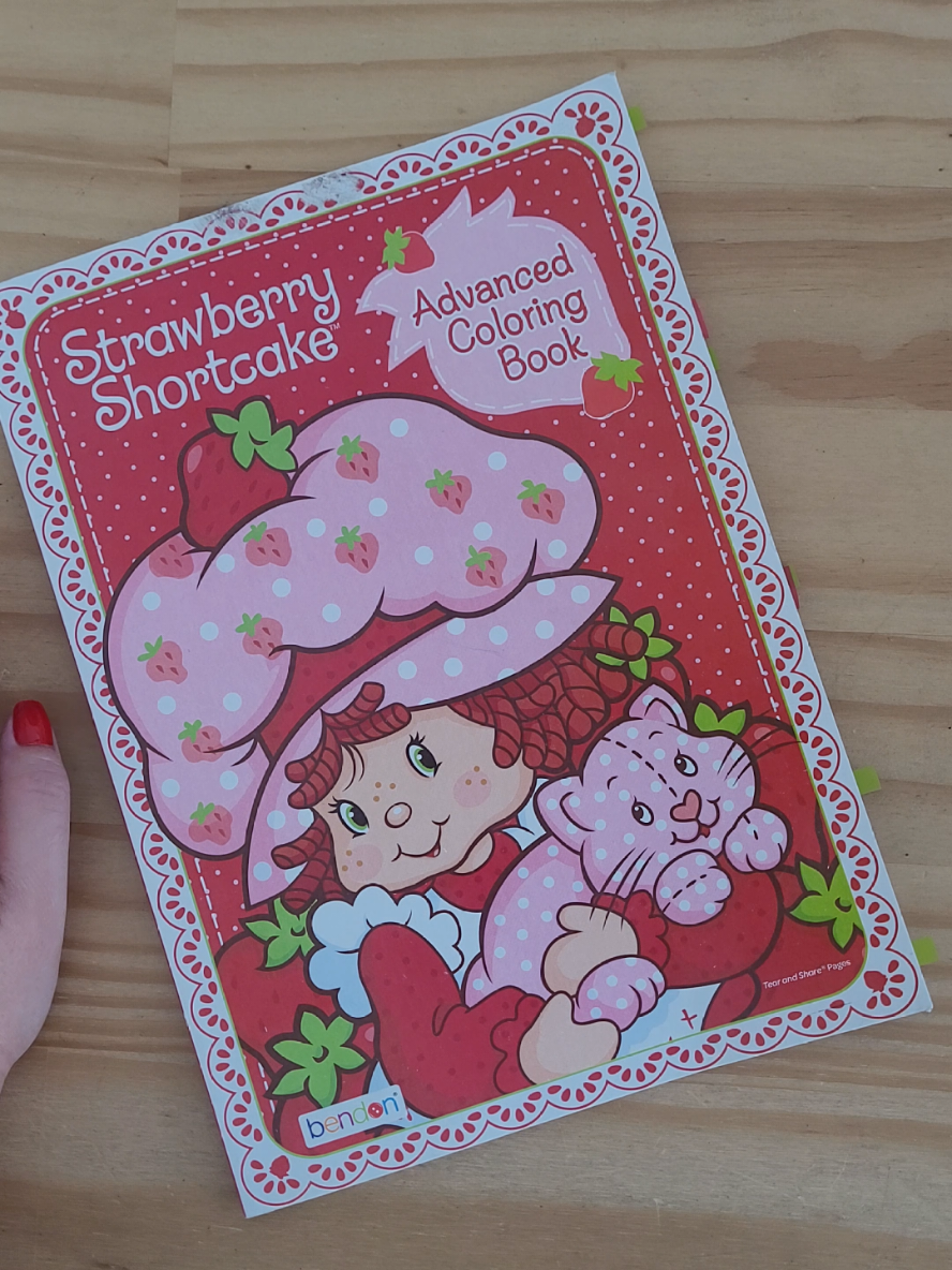 link para nos comentários  #strawberryshortcake #moranguinho #moranguinhoanos80 #turmadamoranguinho #livrodecolorir 