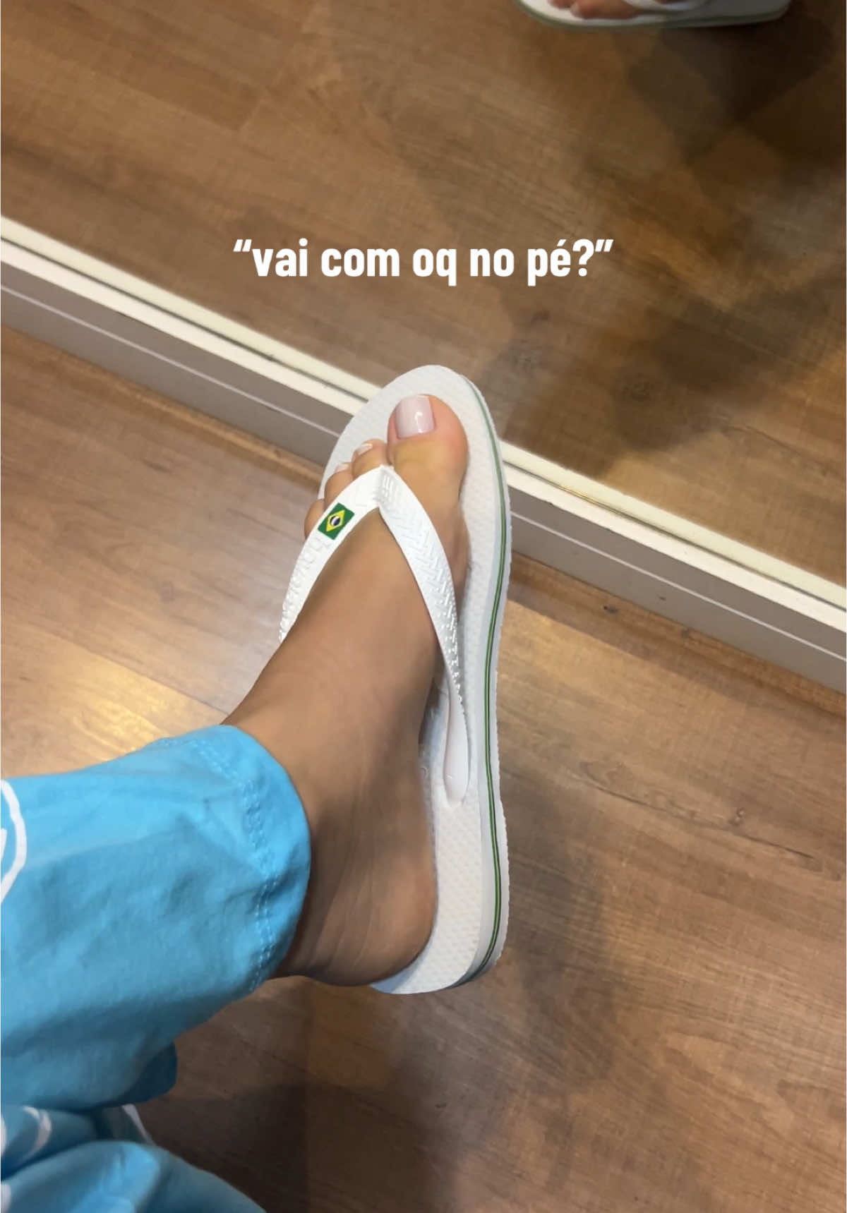 eu e minha havaianas branca for life  #havaianasbranca #havaianas #loja 