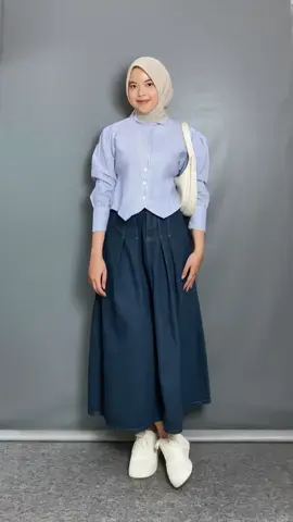 casual outfit pake rok, spill dibawah yaa💖 rok @miladianp  blouse@miladianp  #outfitideas #casualoutfits #ootdhijabstyle #outfitinspo 