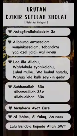 #dzikirharian #dzikirsetelahsholat #hijrah #tobat #hijrahyuk #sholattobat #doa 