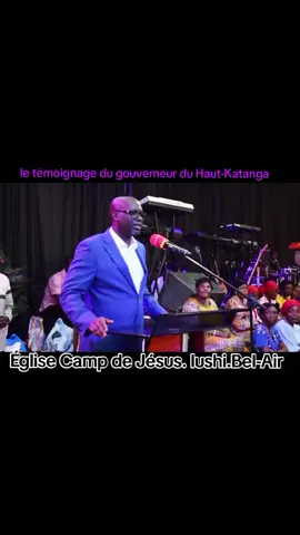 témoignage du gouverneur du Haut-Katanga dans l'église le camp de Jésus. Lu'shi.Bel-Air fizi #jésus_revient_bientôt @mwema DiDi @user16063340347512 @Vital Casime @Divine mk @Granel Banze @Achoura debrozzzzzzzz @STAN-LEY @Anderson kayombo @admirable Queen 