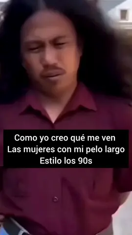 Pelo largo en los 90s #pelolargo #los90s #plusbelle #retro #90s #argentina #humor #quienesesehombre 