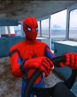 GIANT SHARK Turns Spiderman Into A Fish 😱 #foryou #foryourpage #tranding #viral #fyb #shorts