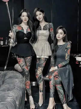 #ladystattos #dounyin抖音 #irezumitattoo #yakuzafamily #girls #chinese #fypage 
