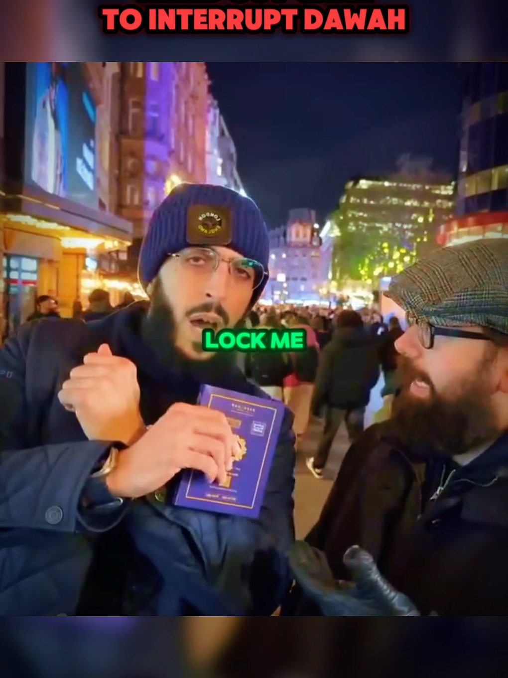 May Allah grant our Brothers giving dawah more patience #muslim #islam #religion 