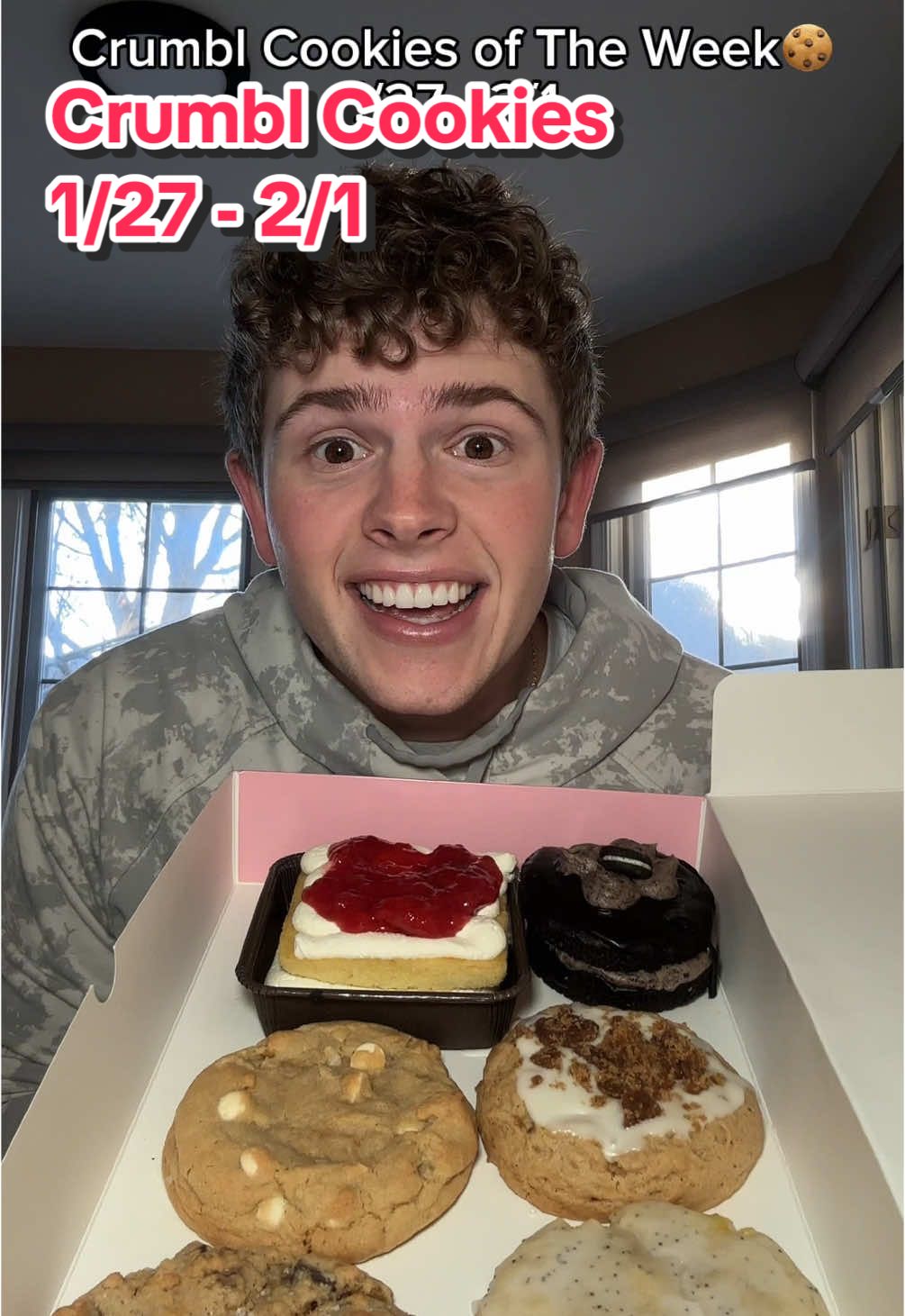 This box of cookies still not as good as my Snack Box in my TikTok shop😜 go get one for a chance to be in a food review with me:) #cookies #foodreview #thefoodguy #foodchallenge #foodiefam #crumbl #asmr #mukbang 