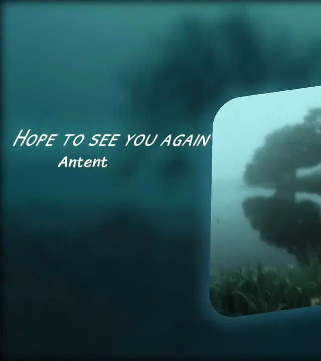 Hope to see you again - antent #hopetoseeyouagain #music #instrumental #relax #slowedsongs #viralditiktok #fypage 