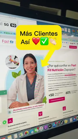 Les deseo más clientes así para todos #transformaciondigital #proyectodigital #website #nutriologa #nutriologo 