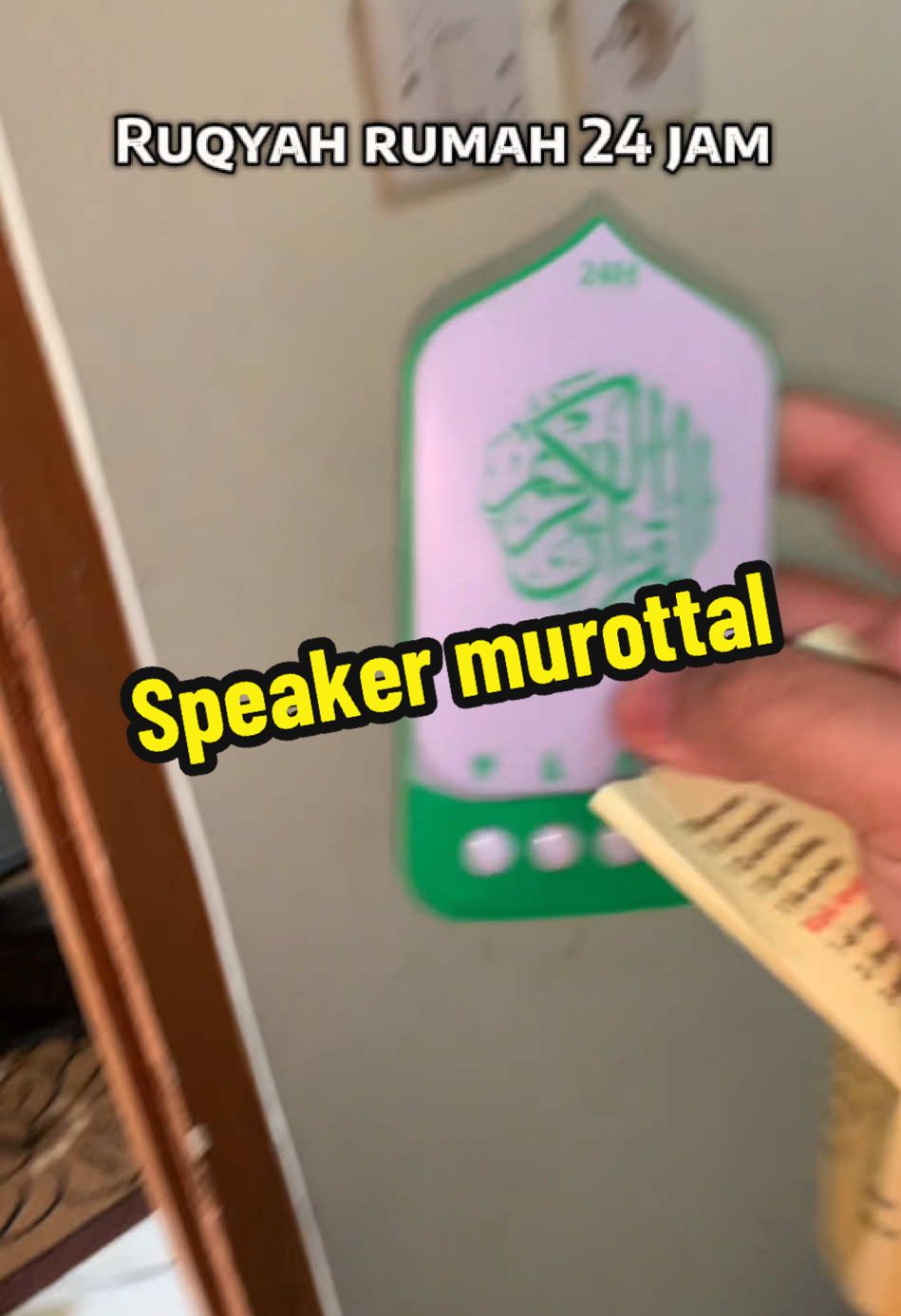 Rumah jadi nyaman Speaker murotal al-Quran dicolok stopkontak zikir ruqyah murah bisa COD #speakermurottal #speakeralquran #ruqyah #wibgajian 