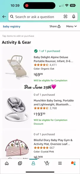 Let me know if there’s anything else to add!! #fursttimemom #babygirl #duejune2025 #babyregistry  