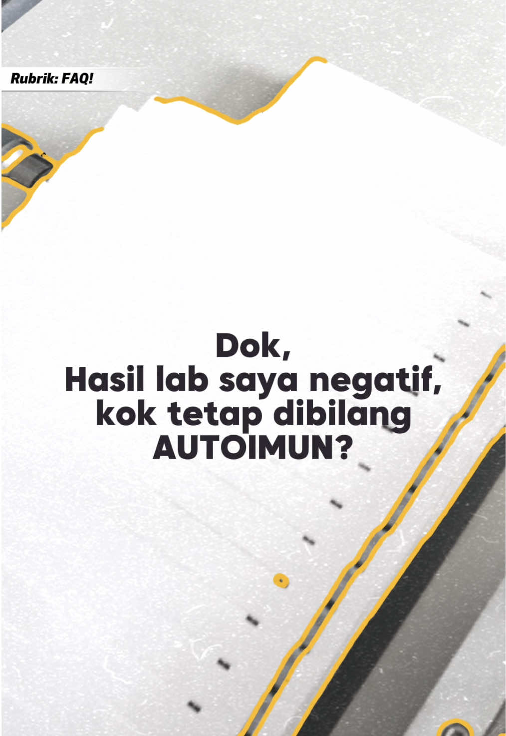 FAQ: Hasil lab negatif ternyata terdiagnosis autoimun? Kira-kira kenapa yaa?🤷🏻‍♀️⁉️ Yuk simak penjelasan langsung dari Dr. Awalia, dr., SpPD-KR!📝 #kesehatan #autoimun #kedokteran #foryou 