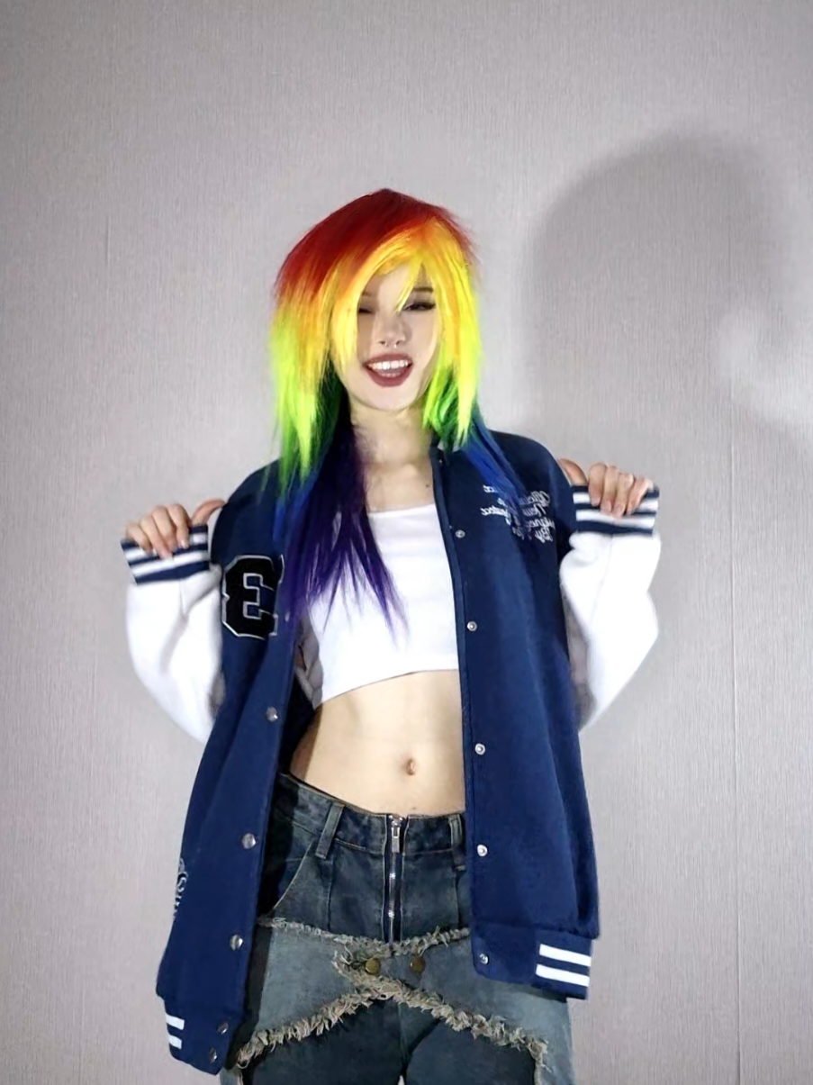 Rainbow Dash cosplay is finally done ||#rainbowdash #rainbow #raibowdashcosplay #mlpcosplay  #pegasus #mlp #mylittlepony #awsome #pony #cosplay #fyp 