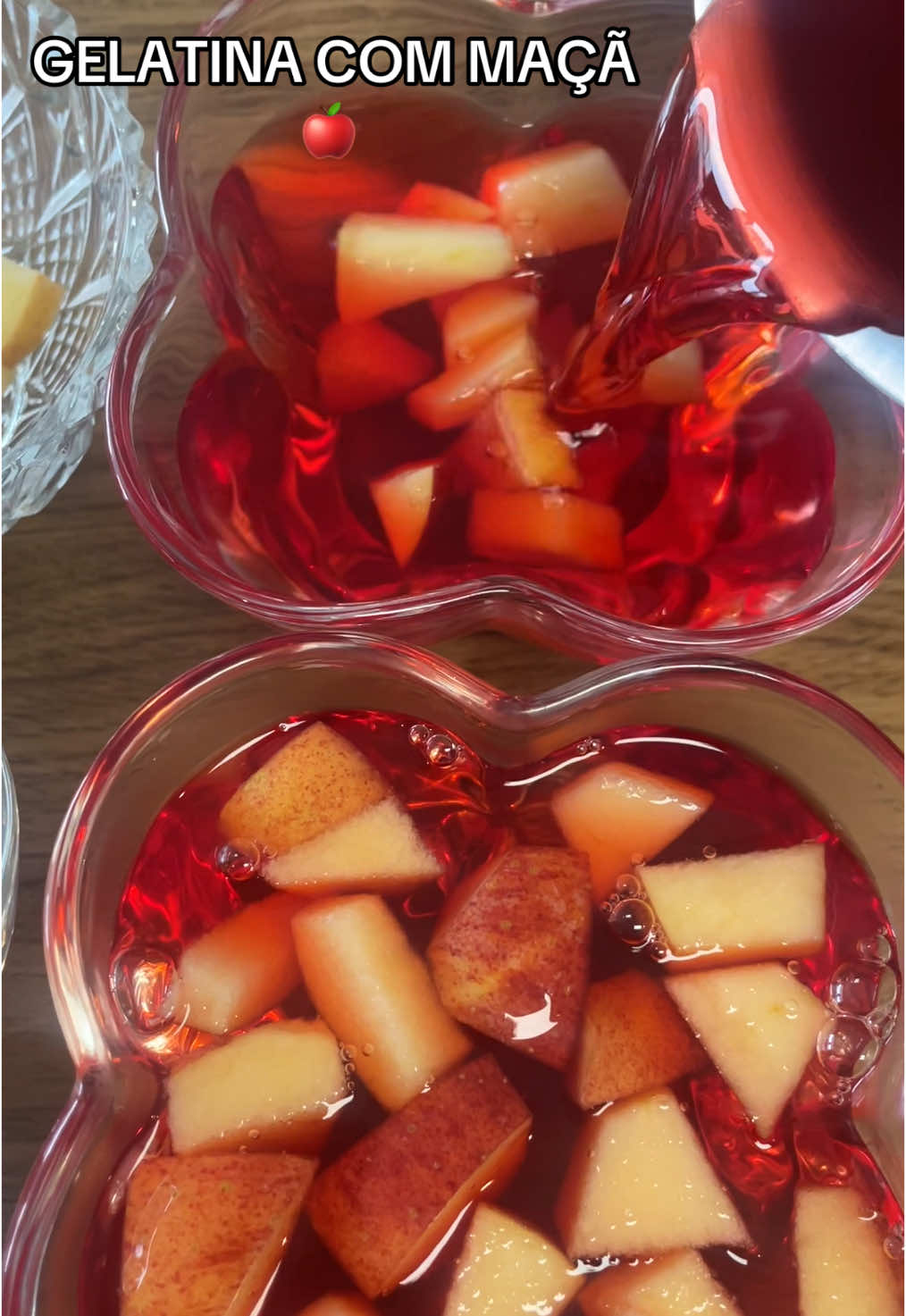 GELATINA COM MAÇÃ 🍎 