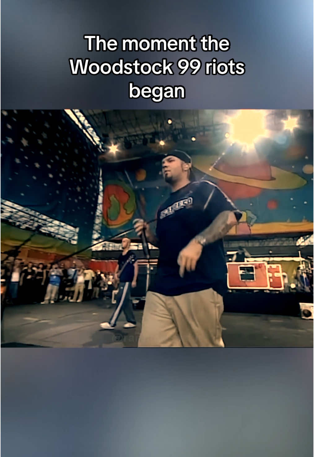 Fred Durst addressing the crowd at Woodstock 1999. #limpbizkit #freddurst #freddurstedit #numetal #numetaltiktok #freddurstfriday #wesborlandlimpbizkit #wesborland #woodstock #woodstock1999 #woodstock99 #korn #korntok 