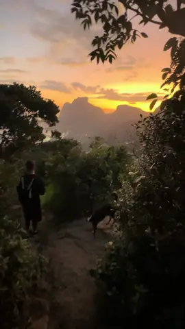 Brazil hiking  #sunset #hike #sky #views #brazil #fyp 