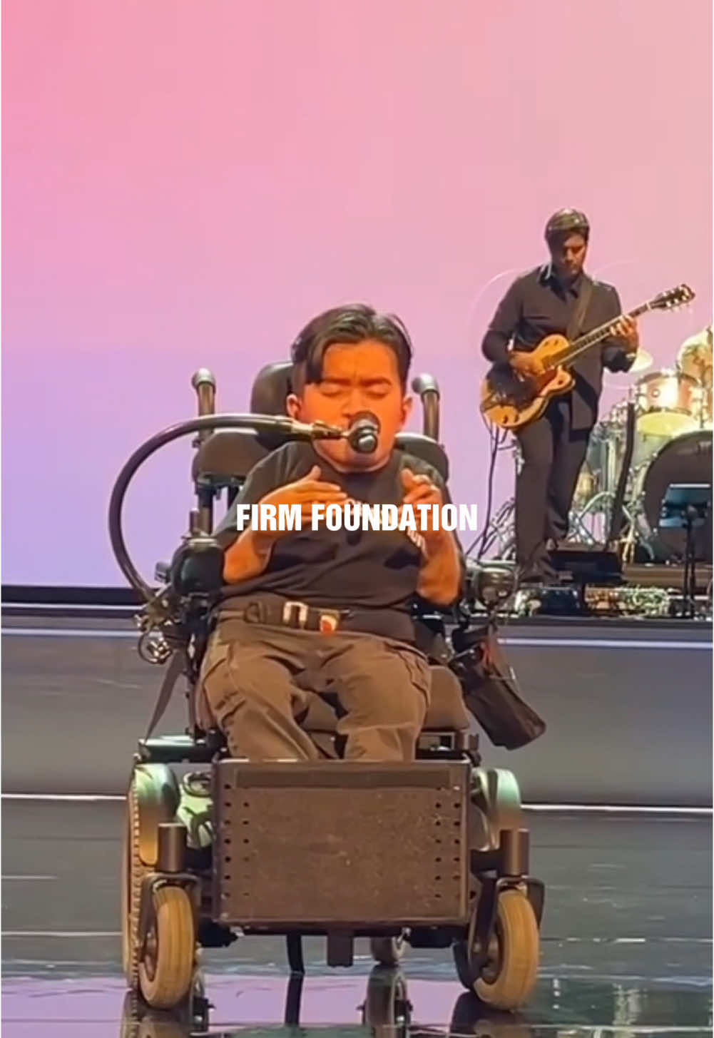 Worship moment from when I had the blessing of sharing my testimony & leading worship @Lakewood Church back in August!  Song: Firm Foundation - @Cody Carnes #christiantiktok #christian #worship #worshipmusic #jesuslovesyou #GodIsGood #Jesus #God #gospel #firmfoundation 