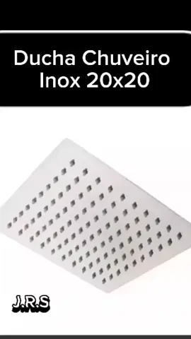 #Ducha chuveiro inox 20x20