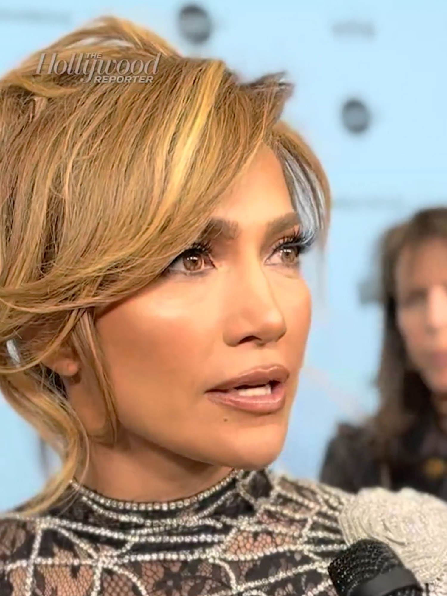 at the #sundance premiere of #kissofthespiderwoman, #jenniferlopez talks about finally achieving her dream of being in a movie musical #sundance2025