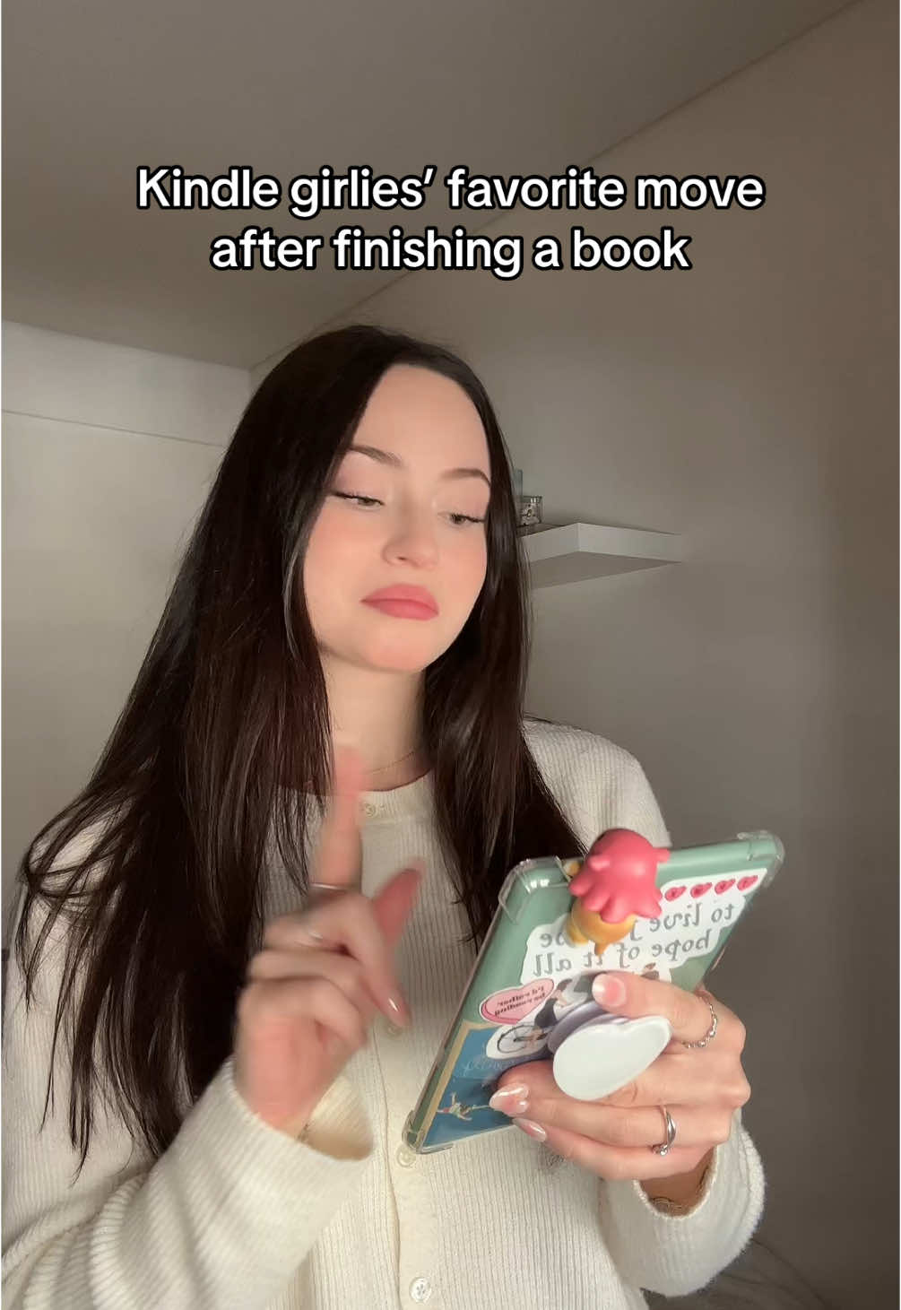 kindle girlies, did i lie? 🫣 #BookTok #kindle #kindleunlimited #kindlegirlie #readersoftiktok #relatable #trending #foryou 