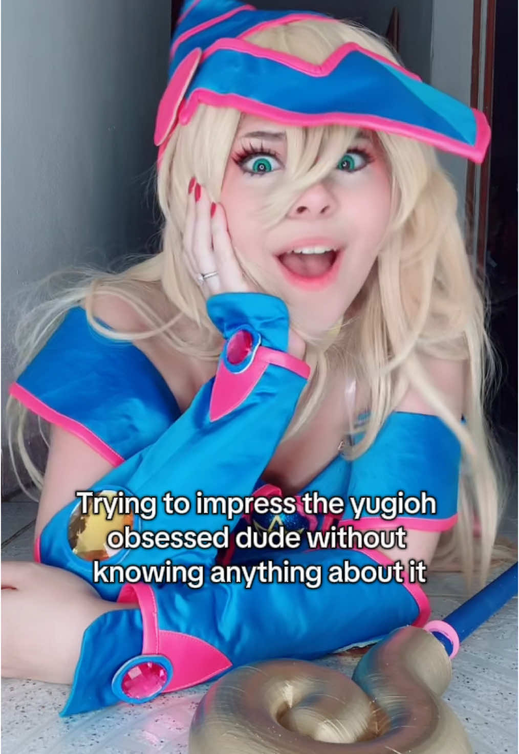 Based on a true story #yugioh #darkmagiciangirl #dmg #magiciangirl #yugiohcosplay 