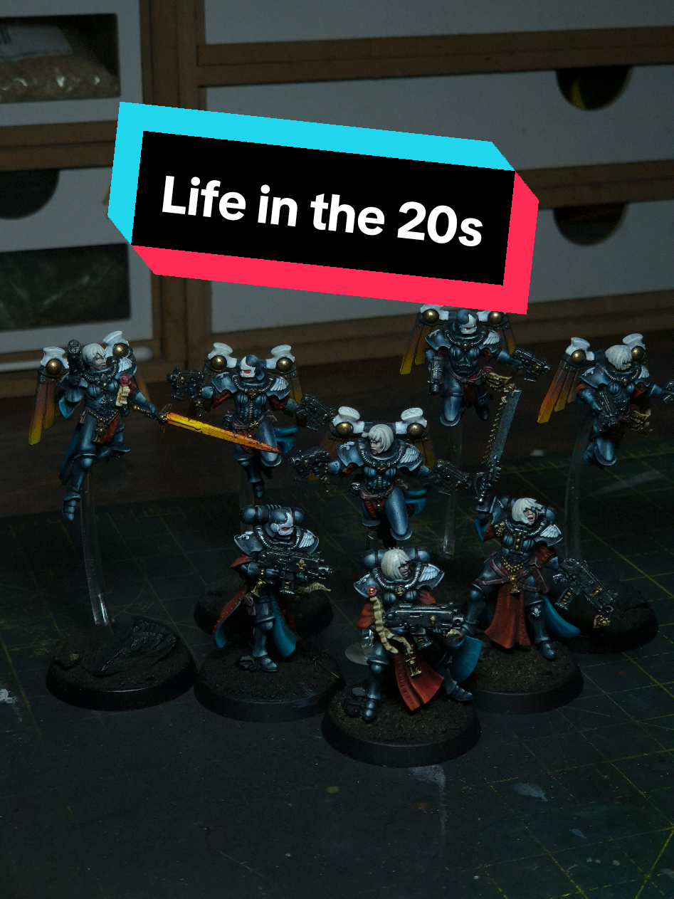 Ah.... 20s. There ain't a better time to be painting miniatures and pretend you're a wizard. 🧙‍♂️ Felt a little silly and inspired the other day so I made this. Seriously though, wouldn't you agree? 🤔 #hobby #dnd #ttrpg #warhammer40k #fun #miniaturepainting #tabletopgames 