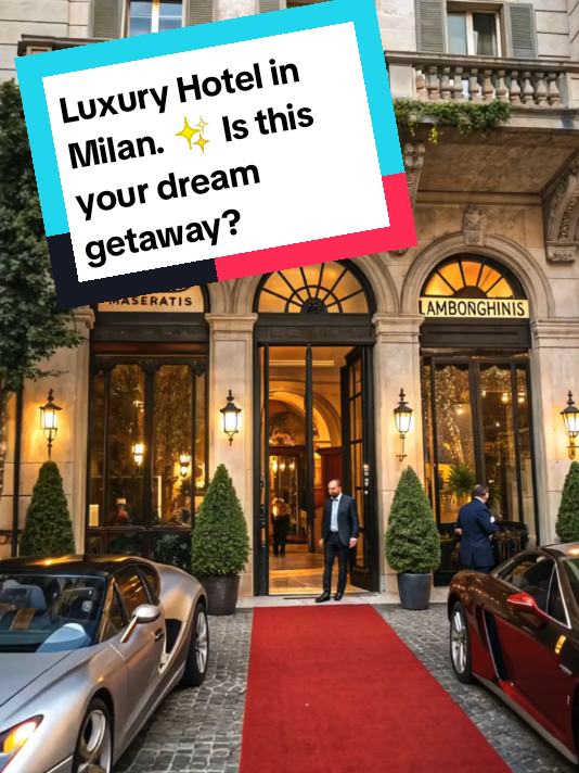 Italian luxury redefines hotel in Milan. ✨ Is this your dream getaway?