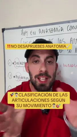 👨🏻‍⚕️🚀TODO sobre la clasificación DE LAS ARTICULACIONES SEGÚN SU MOVIMIENTO!🎯 #Medicina #estudiantesdemedicina #primerañodemedicina #medicinafacil #EstudiarEsFácil #estudiantesdebiologia #tejidos #Células #histologia #histologiahumana #histologiafacil #histologiamedica #anatomia #articulaciones #anatomiafacil #anatomiaexplicada #tiposdearticulaciones 