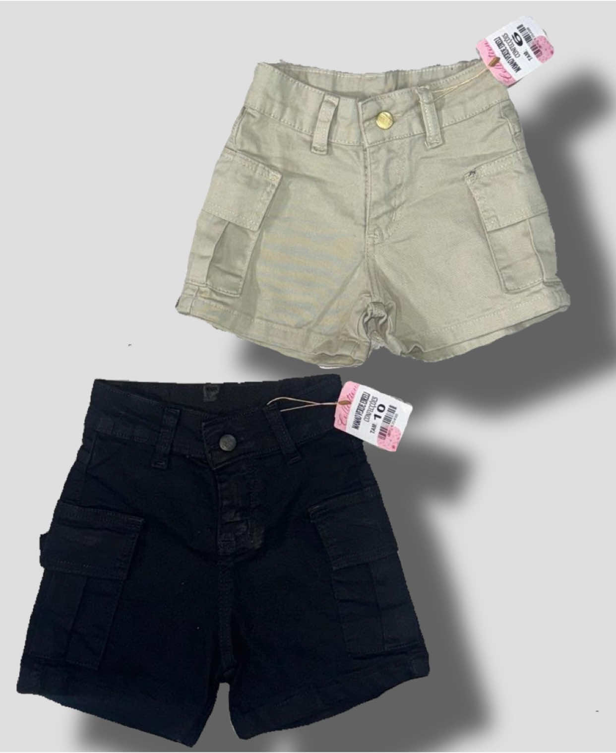 SHORTS CARGO INFANTIL E JUVENIL 4 ao 16 #modainfantil #bras #fabricantes #atacadobras #viral_video #modinha #fornecedores #kidsoftiktok #achadinhos #blogueirinha #denimkids 