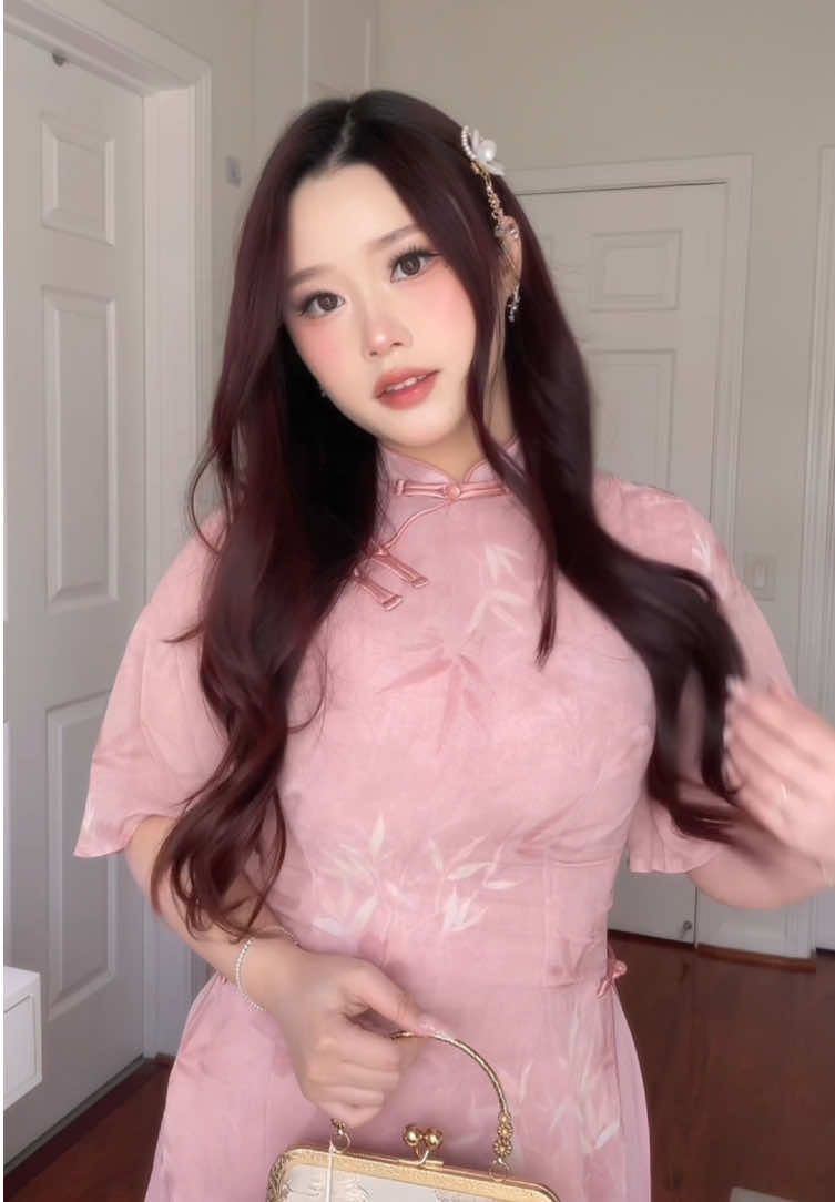 lunar new year outfit🌸 #OOTD #lunarnewyear #tet #cheongsam #2025 #newyearoutfit #lunarnewyearoutfit 