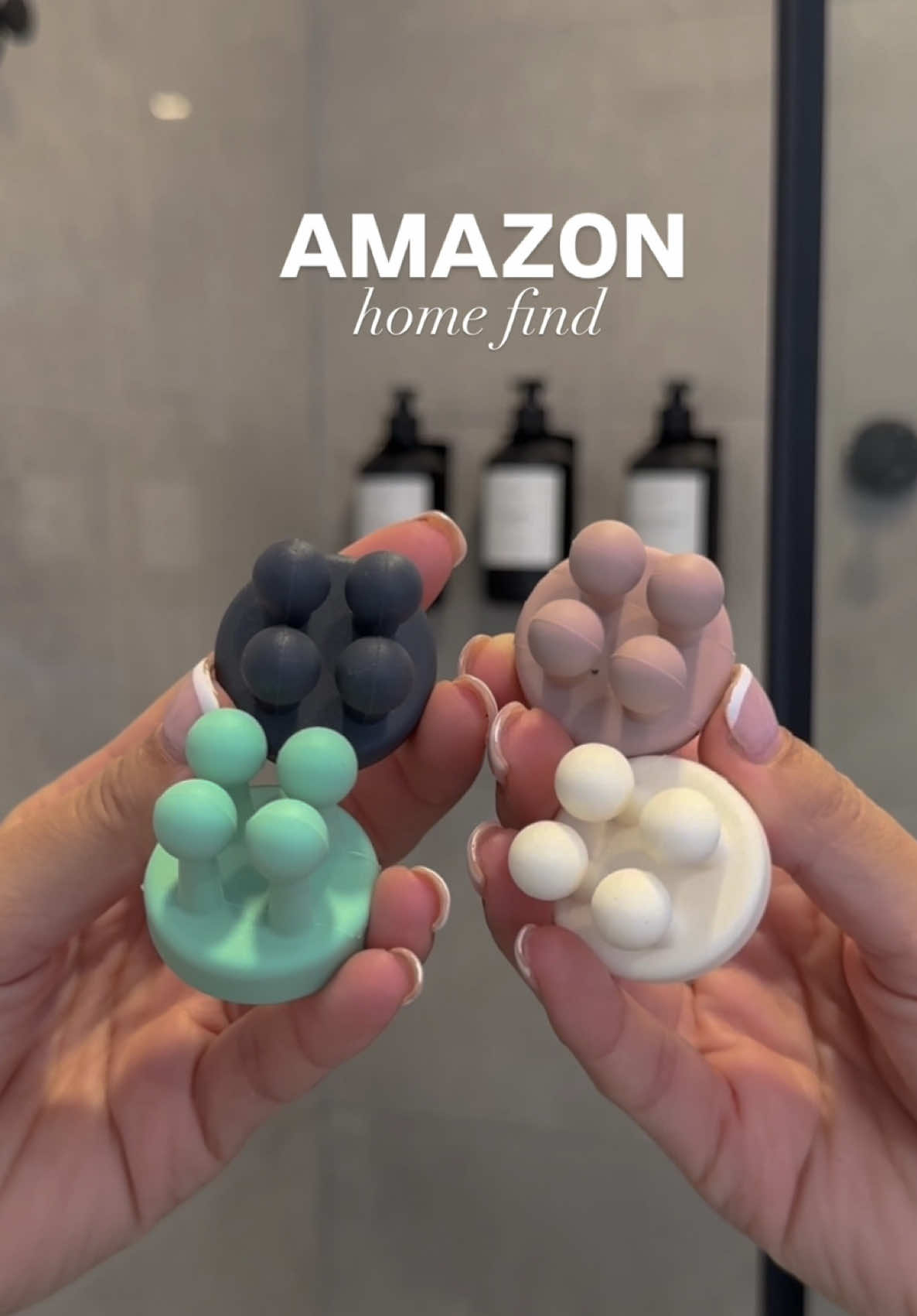 Link in bio 🔗 Say goodbye to a messy shower! 🛁✨ These must-have silicone holders are a game-changer for organizing your razors, toothbrushes, and more. They stick anywhere, come in fun colors, and keep your shower looking clean!#amazonhome #AmazonFinds #organizedhome #organization #homehacks #shower #bathroom #creatorsearchinsights 