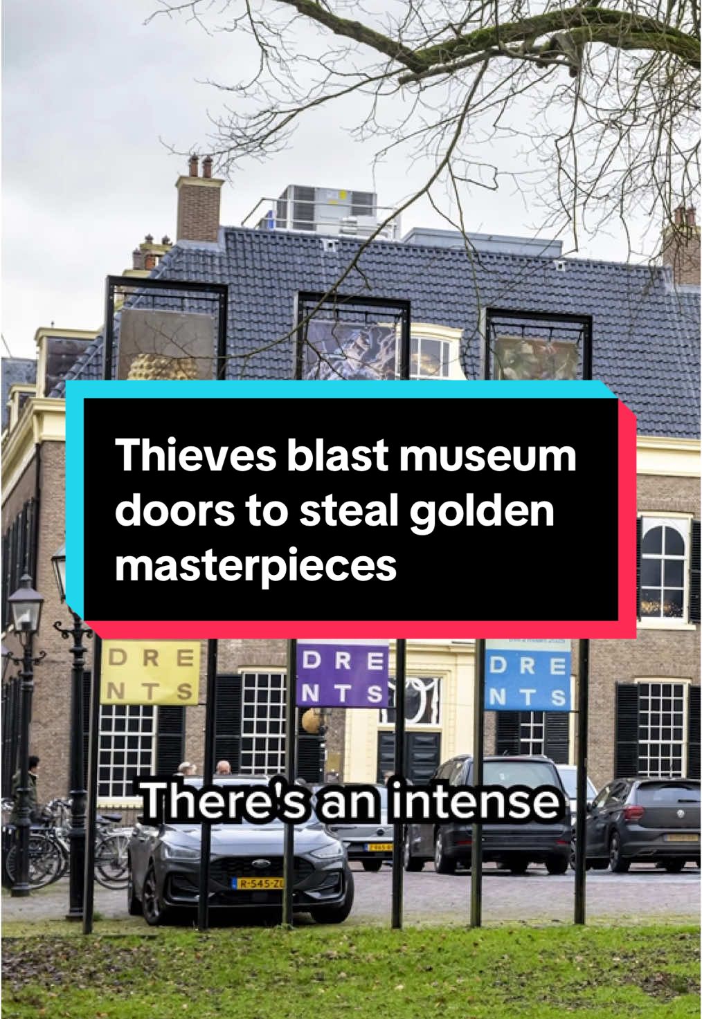 Thieves stole four ancient gold artifacts from the Netherlands Drents Museum early Saturday, using explosives to gain access to the museum. #museum #museumheist #netherlands #drentsmuseum