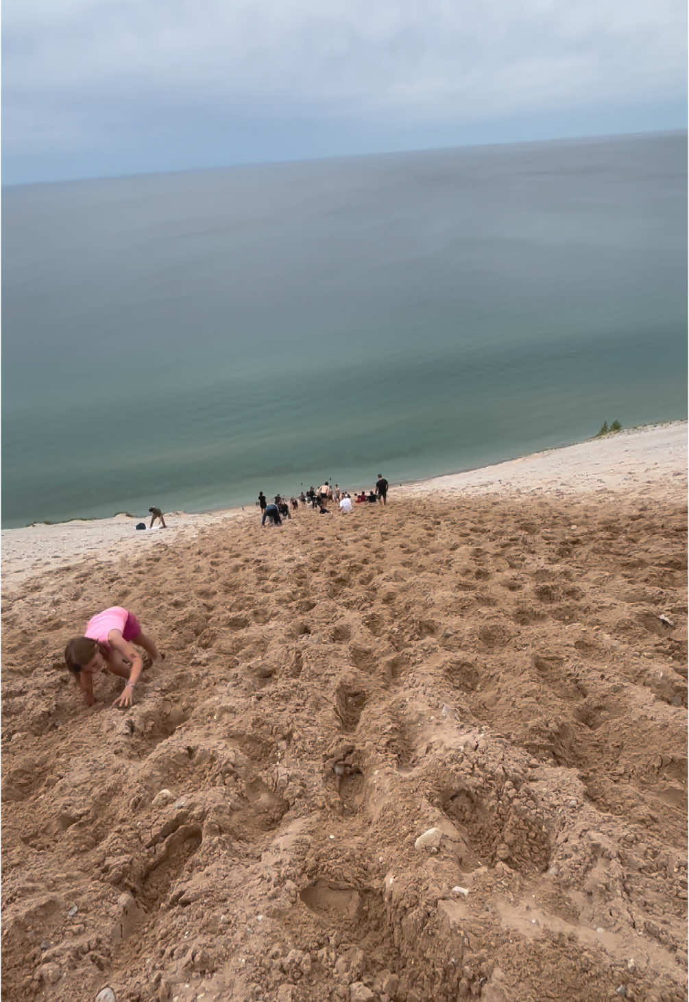 Remember when we thought the Sleeping Bear Dune Climb was a good post-marathon recovery acitvity?  #michigan #sleepingbeardunesclimb #sleepingbearnationallakeshore #lakeshore #explore #hike #hikersoftiktok #nationalpark #exploremichigan 
