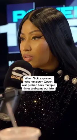 Nicki on why her album Queen was postponed for years. 👀