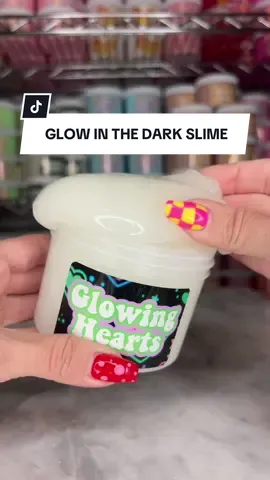 Glowing Hearts is the cutest glow in the dark slime that we’ve had!😱🩷💛💚🤍💙 Isn’t it just ADORABLE?? #slimesbygrace #slimeshop #slimemaking #bubblepop #Loveyourboobs 