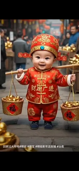 财源广进，好可爱，接财了!💰🧧                                        #2025 #中国新年 #新年快乐