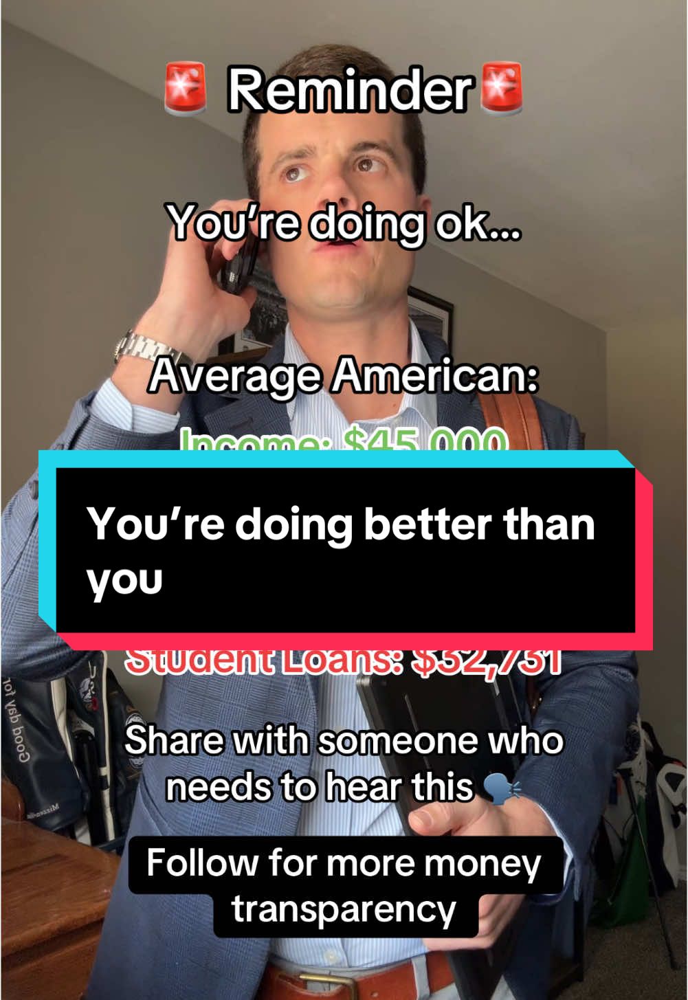 Don’t let social media fool you! #income #debt #american #PersonalFinance #money 