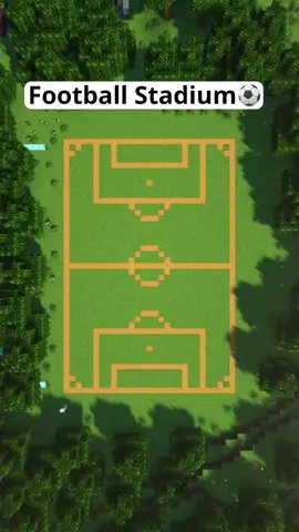Minecraft Football Stadium⚽ Design by @Gorillo #Minecraft #minecraftbuilding #minecrafttutorial 