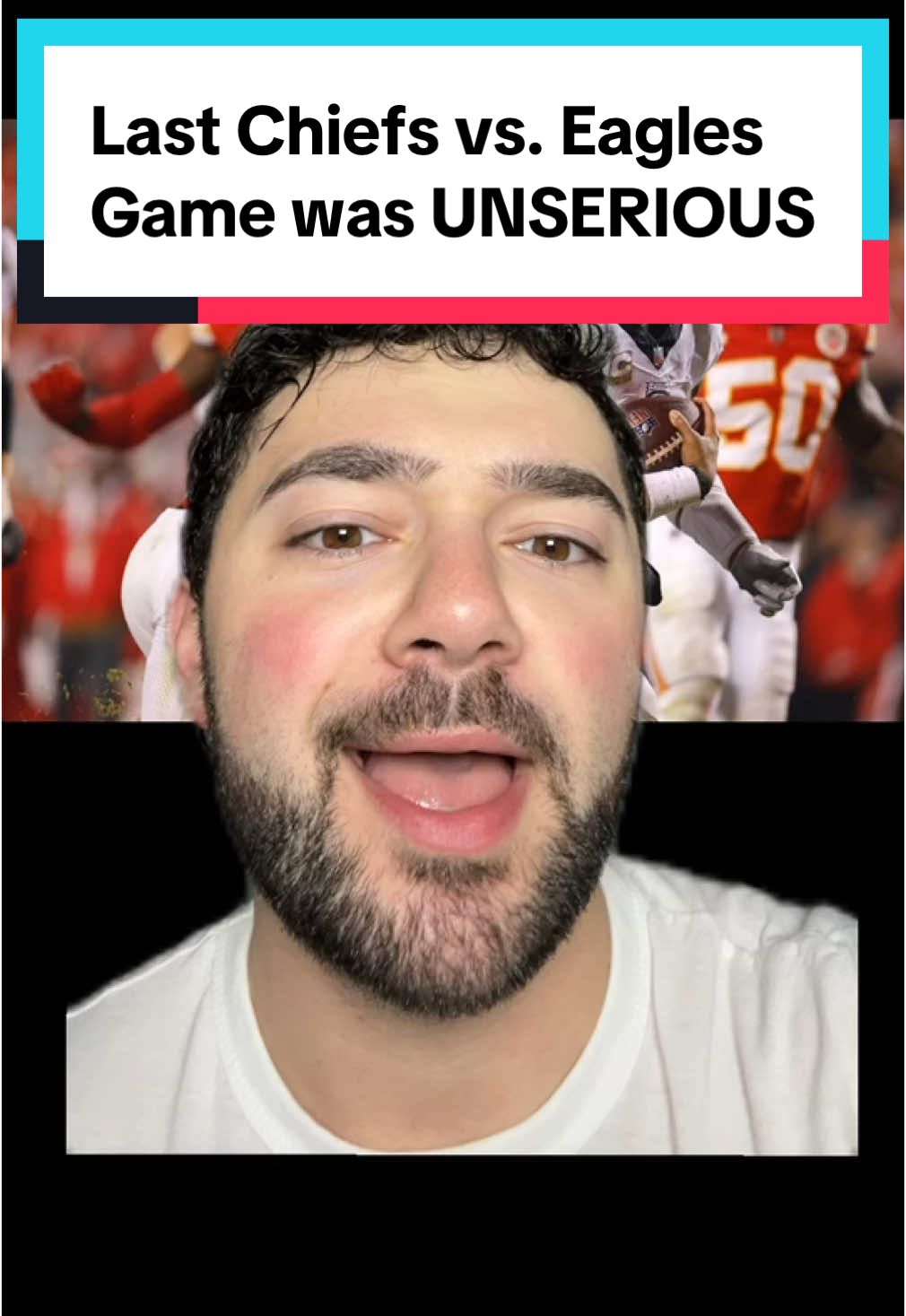 The last time the Chiefs played the Eagles was so unserious 😭😭😭 #nfl #football #NFLPlayoffs 